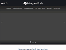 Tablet Screenshot of patagoniatrails.cl